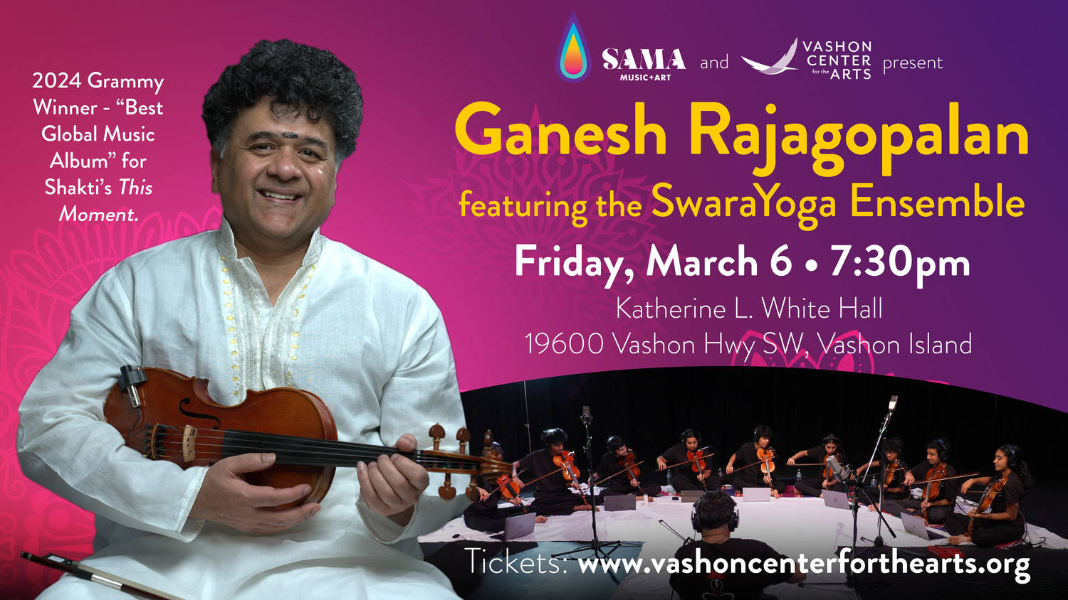 Ganesh Rajagopalan ft. the SwaraYoga Ensemble