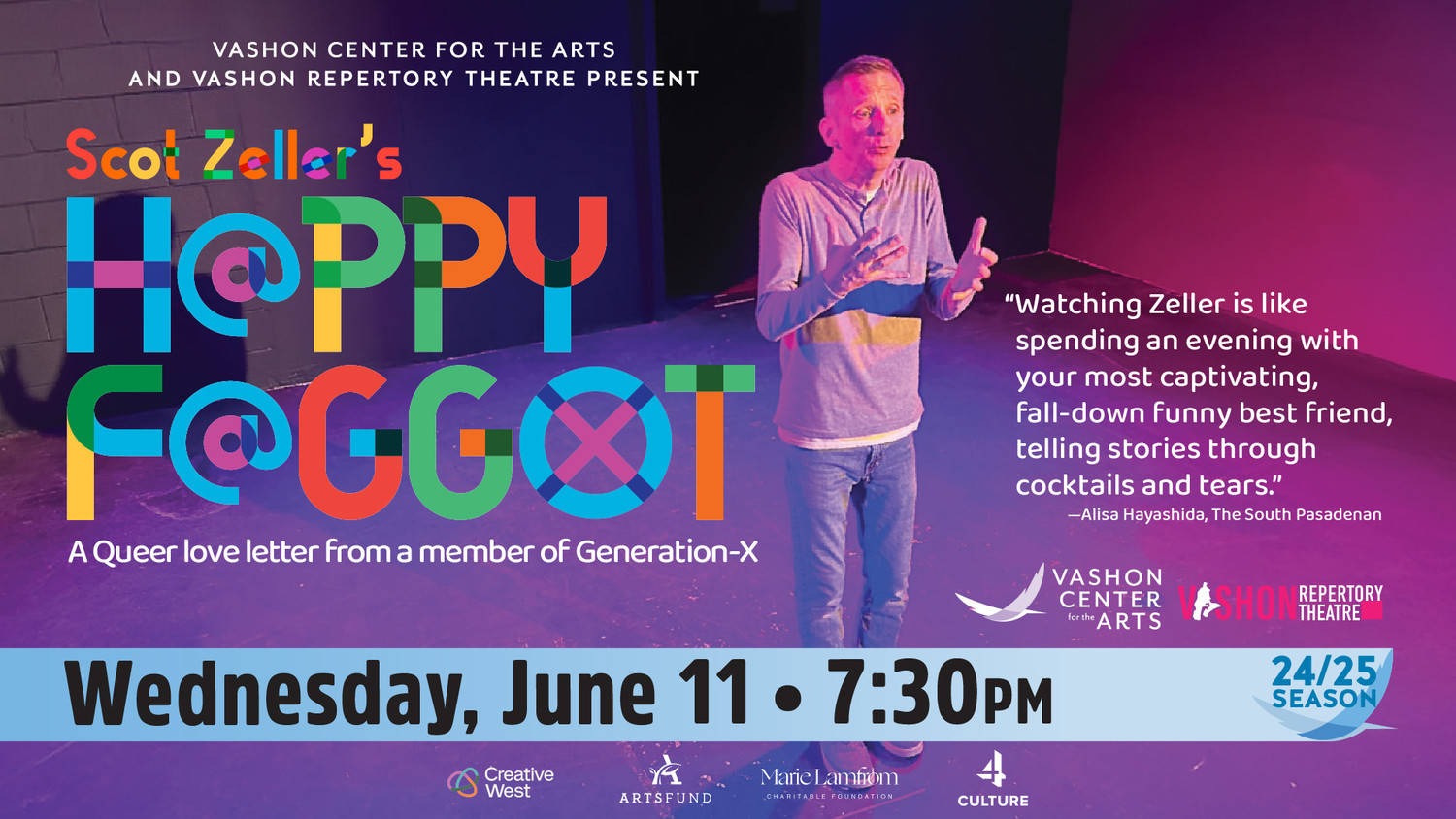 Scot Zeller’s H@PPY F@GGⓍT:  A Queer Love Letter from a Member of GenX