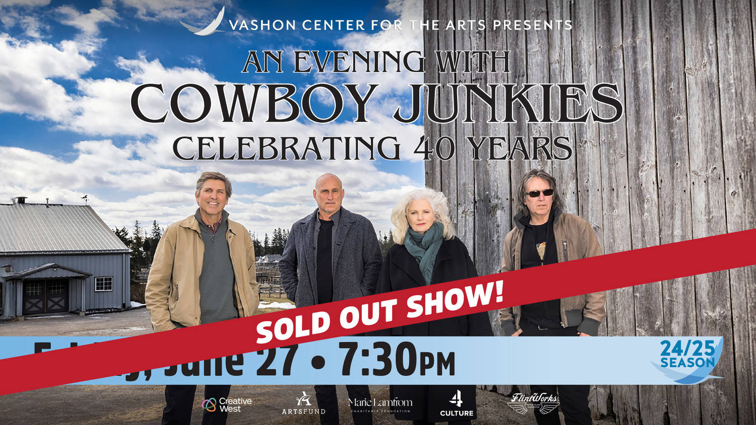 An Evening with Cowboy Junkies-Celebrating 40 Years
