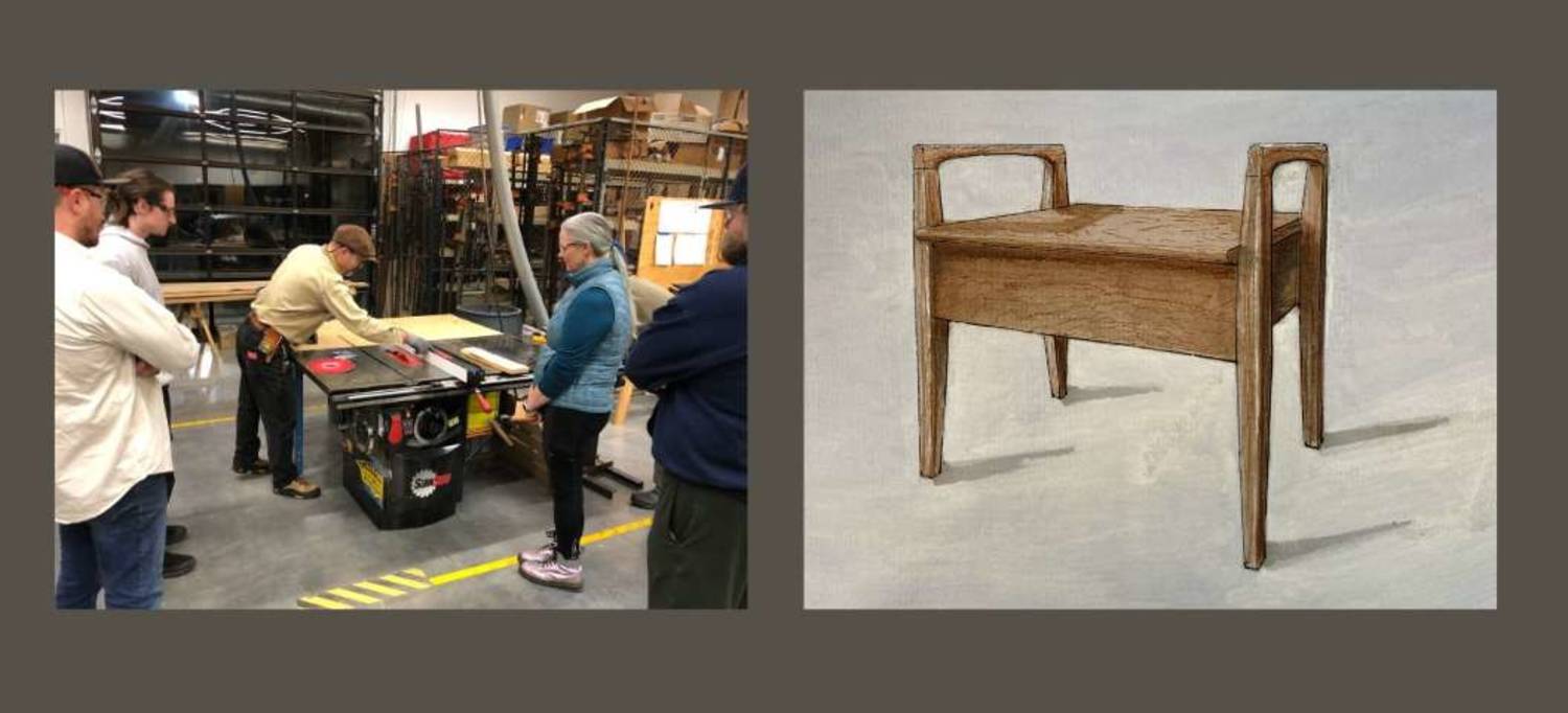 Intermediate Woodworking – Contemporary Joint Stool