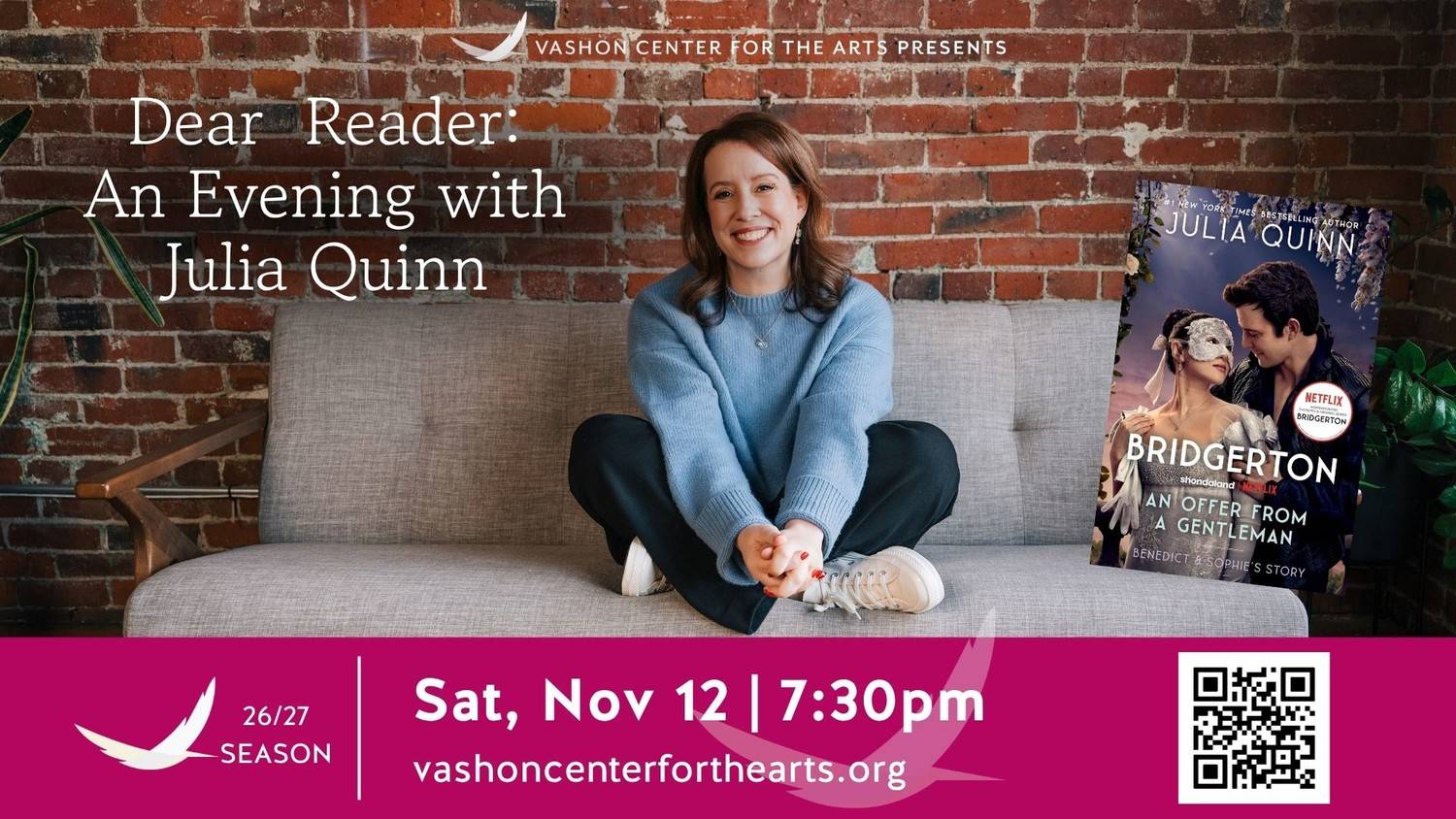 Dear Reader: An Evening with Julia Quinn